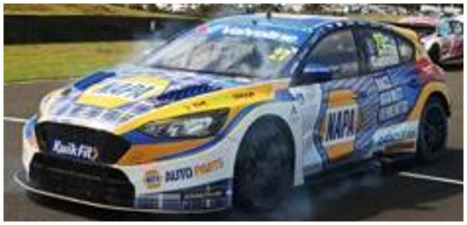 Available To Order – Ford Focus #27 NAPA Racing UK BTCC Knockhill BTCC Dan Cammish Limited 500pcs 1:43 Spark Model (SPA UK036)