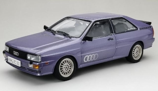 Available To Order – Audi Quattro Metallic Lilac 1981 1:18 (SUN H4163)