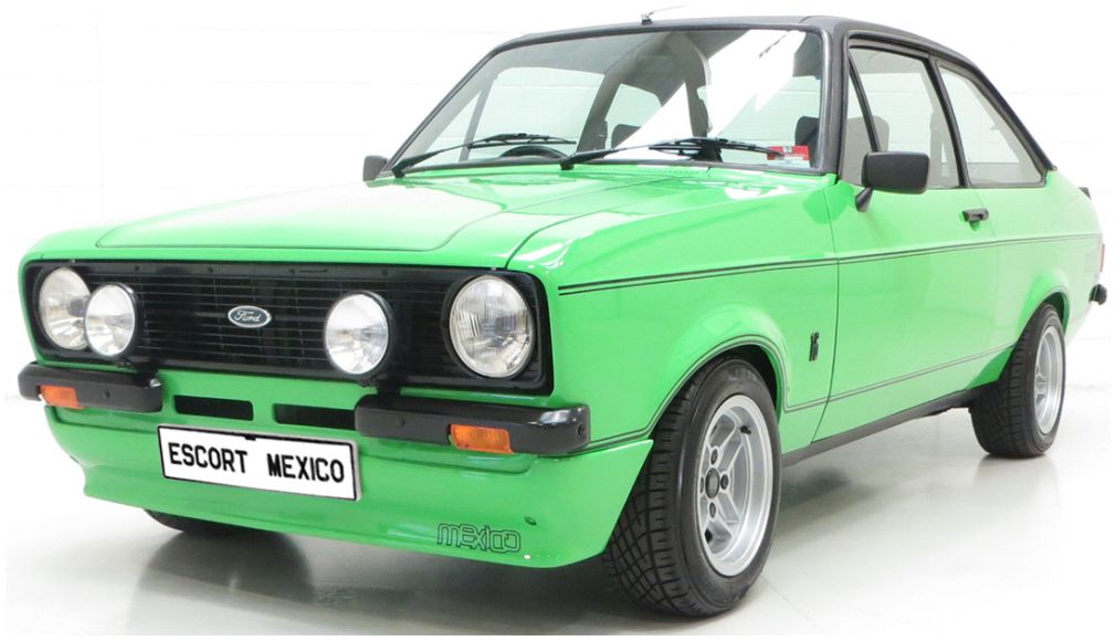 Available To Order – Ford Escort MKII RS Mexico Signal Green (RHD) 1976 1:18 (SUN H4635R)