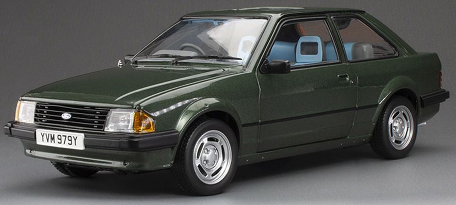 Available To Order – Ford Escort Mk3 GL 1981 RHD Forest Green 1:18 SunStar Model (SUN H4979R)