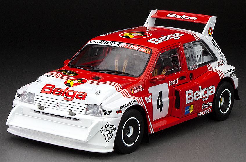 Available To Order – MG Metro 6R4 #4 M.Duez/W.Lux 2nd Lotto Bianchi Rally 1986 Limited Edition 999pcs 1:18 (SUN H5543)