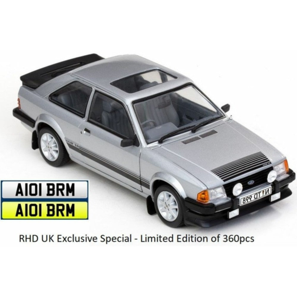 Available to Order – Ford Escort RS1600i 1984 Strato Silver RHD UK Exclusive Limited Edition 300pcs 1:18 Sunstar Model (SUNH4998R)