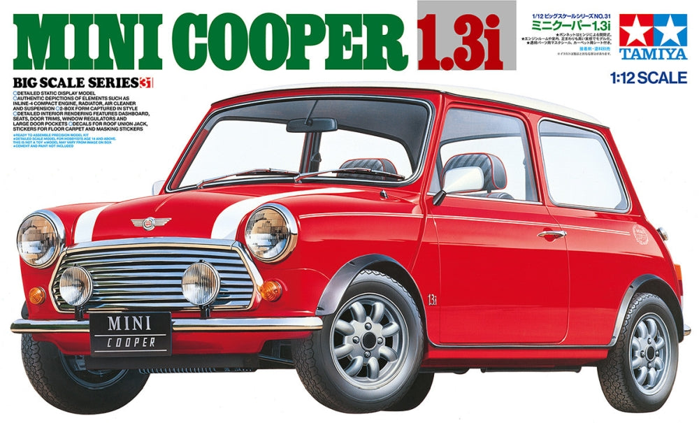 Mini Cooper 1.3i 1:12 Tamiya Model