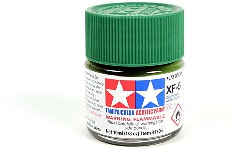 Available To Order – Acrylic Mini X-5 Green Tamiya Model (TAM 81505)