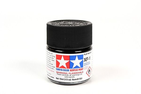 Acrylic Mini Xf-1 Flat Black Tamiya Model