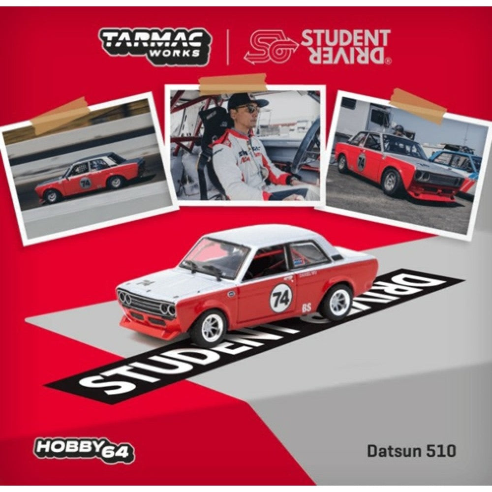 THIS ITEM IS AVAILABLE TO ORDER FROM OUR SUPPLIER - 1:64 TARMAC TCT64052SD DATSUN 510 TRANS-AM B-SEDAN 2.5 CHALLENGE 2023 - DANIEL WU