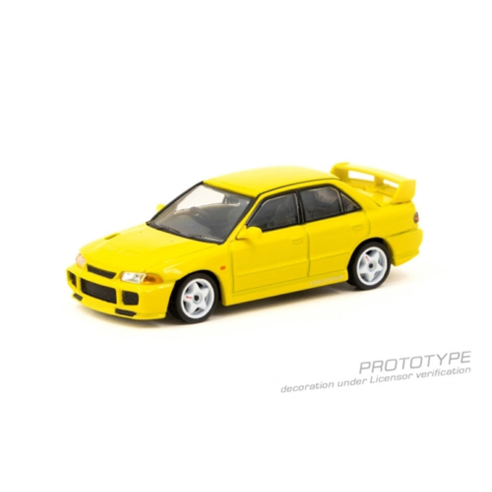 1:64 TARMAC TCT64G050YL MITSUBISHI LANCER GSR EVOLUTION III YELLOW