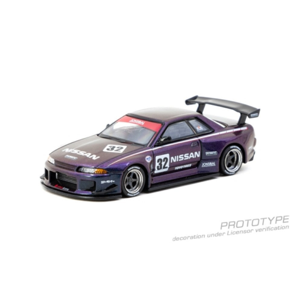 1:64 TARMAC Nissan Skyline (R32) Widebody Midnight Purple TC-T64G-061-MP
