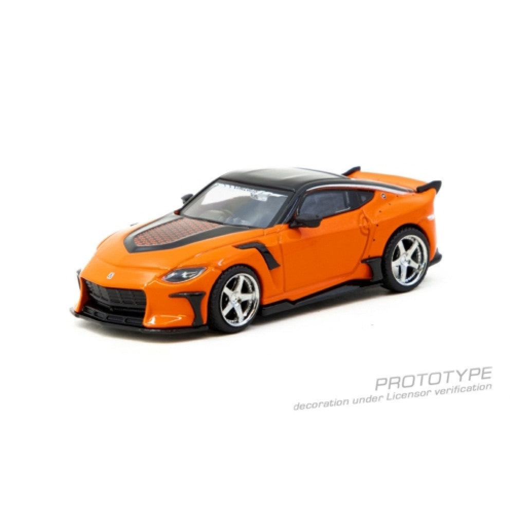 Available to Order – Nissan Veilside Ffz400 Fairlady Z Orange 1:64 Tarmac Works Model (TCT64G074OR)