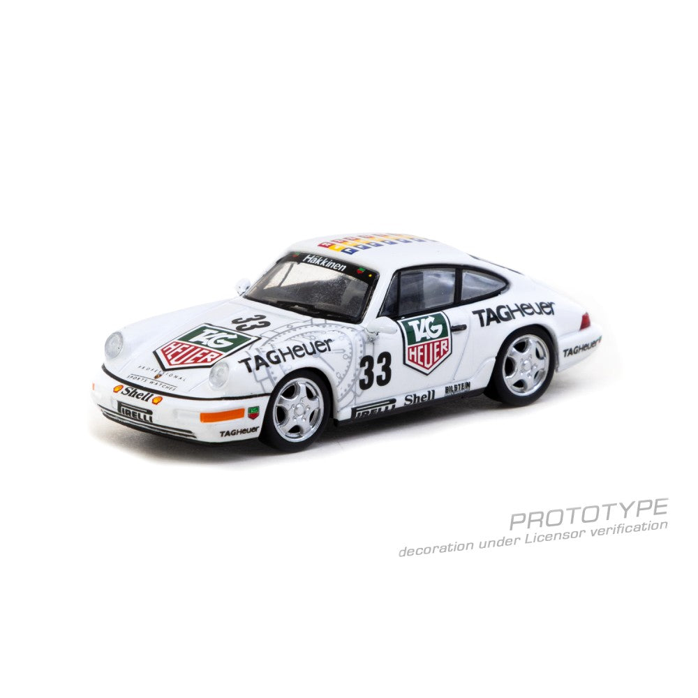 Pre-Order - 1:64 TARMAC Porsche 911 Carrera 2 Porsche Supercup Monaco 1993 Winner TCT64S01793PSM3 Stocks Due Jul / Aug
