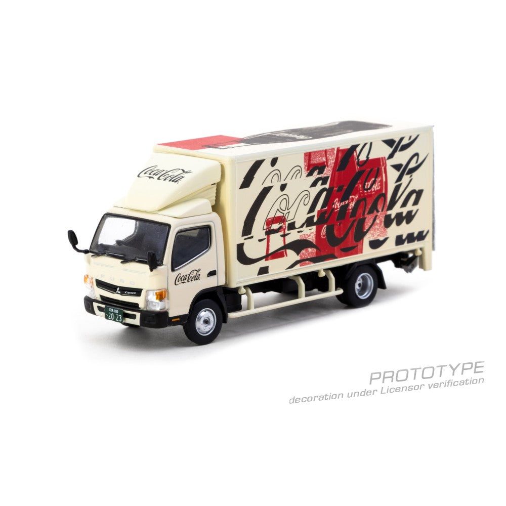 Pre-Order - 1:64 TARMAC Mitsubishi Fuso Canter Coca Cola TCT64TTL002CC Stocks Due Jul / Aug