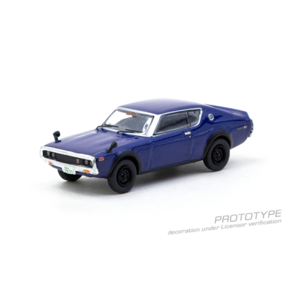 PRE ORDER STOCKS DUE FEBRUARY / MARCH 2026 1/64 TARMAC TCTJC64010BL NISSAN SKYLINE 2000GT-R KPGC110 BLUE METALLIC