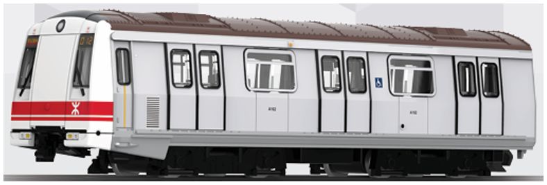 Available To Order – M Train MTR 45A Retro Themed Train 1:120 Tiny City Model (TNY MTR00044)