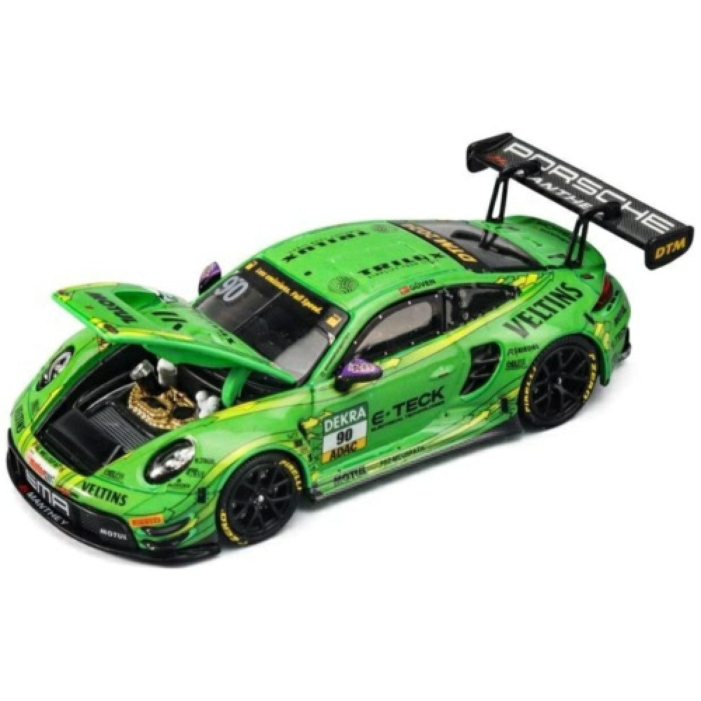 Porsche 911 GT3 R DTM 2024 Green Tre241084(g) 1:64 Trends Hobby Diecast Model