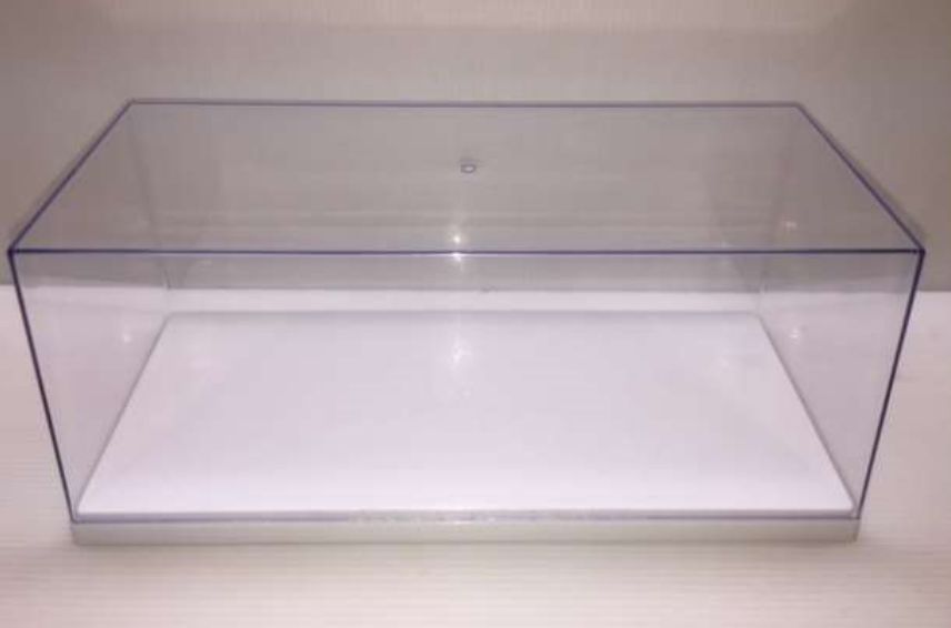 Available To Order – Display Case 1:24 - Individually boxed White Base 27cm x 12.5w x 11.2h 1:24 (TRN 249906)