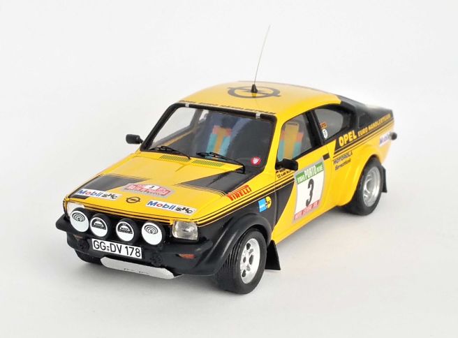 Available To Order – Opel Kadett GT/E Rally of Portugal 1976 #3 Walter Rohrl/Claes Billstam 1:43 (TRO DSN09)