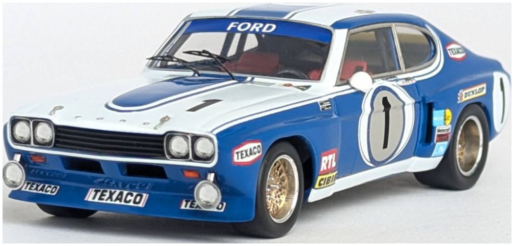 Available To Order – Ford Capri 2600 LW 24H Spa Francorchamps 1973 2nd #1 J. Mass/J. Fitzpatrick 1:43 (TRO DSN256)