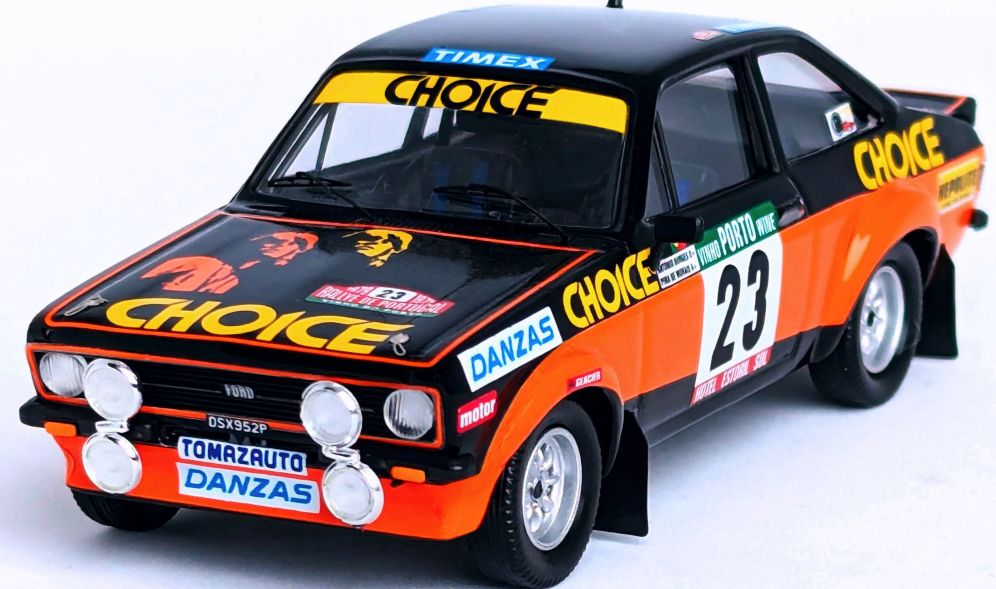 Ford Escort Mk2 Rally of Portugal 1979 Antonio Borges/Pina de Morais 1:43 Trofeu Model