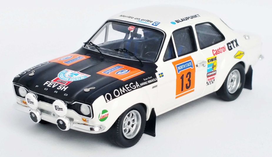 Available To Order – Ford Escort Mk1 1st 1000 Lakes Rally 1970 Hannu Mikkola/Gunnar Palm 1:43 (TRO RRFI09)