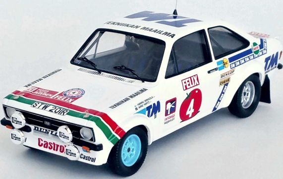 Available To Order – Ford Escort Mk2 #4 Rally of 1000 Lakes 1978 Hannu Mikkola/Arne Hertz 1:43 (TRO RRFI18)