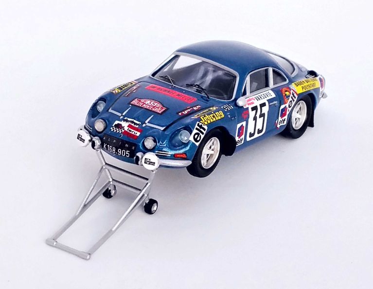 Available To Order – Alpine-Renault A110 27th Monte Carlo Rally 1973 Klaus Russling/Wolfgang Weiss 1:43 (TRO RRFR22)