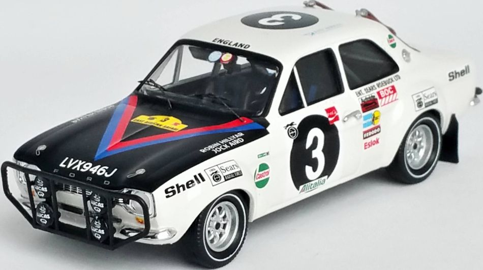 Available To Order – Ford Escort Mk1 4th East African Safari Rally 1971 #3 Robin C Hillyar/John Aird 1:43 (TRO RRKE12)