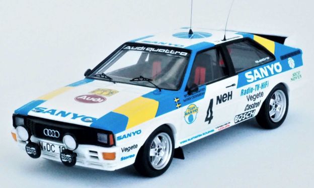 Available To Order – Audi Quattro 1st Rally of Sweden 1982 Stig Blomqvist/Bjorn Cederberg 1:43 (TRO RRSE10)