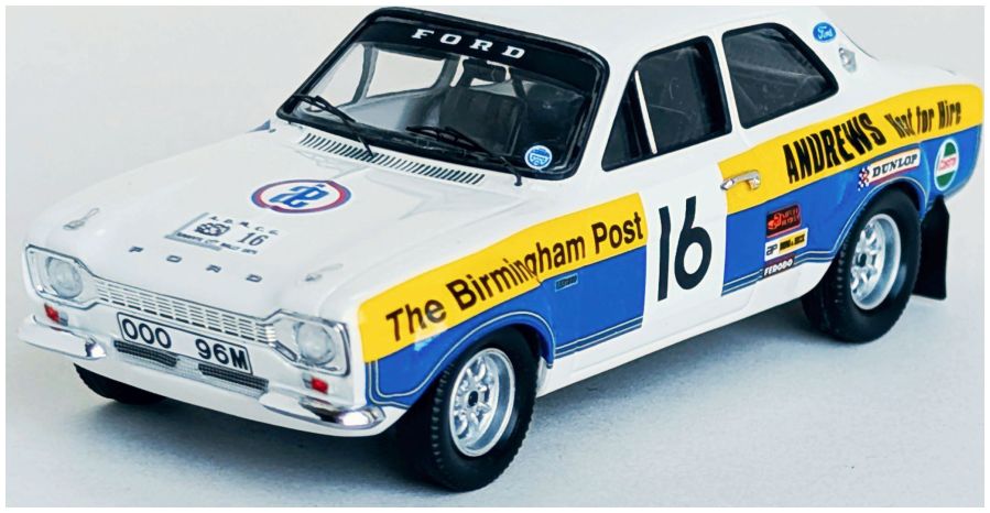 Ford Escort Mk1 5th Granite City Rally 1975 Russell Brookes/John Brown 1:43 Trofeu Model