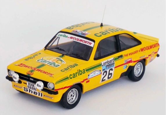 Available To Order – Ford Escort Mk2 5th RAC Rally 1977 Andy Dawson/Andrew Marriott 1:43 (TRO RRUK49)