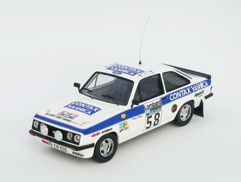 Available To Order – Ford Escort Mk2 RS2000 18th RAC Rally 1978 Holger Bohne/Peter Diekmann 1:43 (TRO RRUK53)