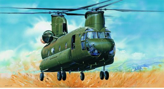 Available To Order – CH-47D Chinook 1:35 (TRU 05105)