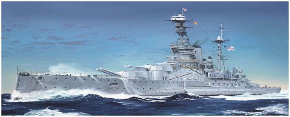 Available to Order – HMS Royal Oak Battleship British Royal Navy 1:350 (TRU 05378)