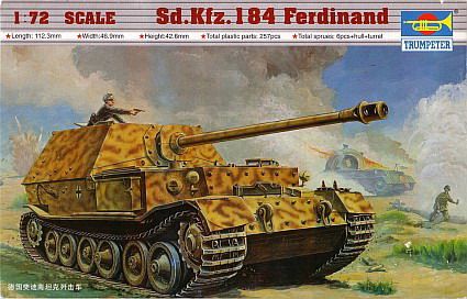 Available to Order – SdKfz 184 Ferdinand 1943 1:72 (TRU 07205)