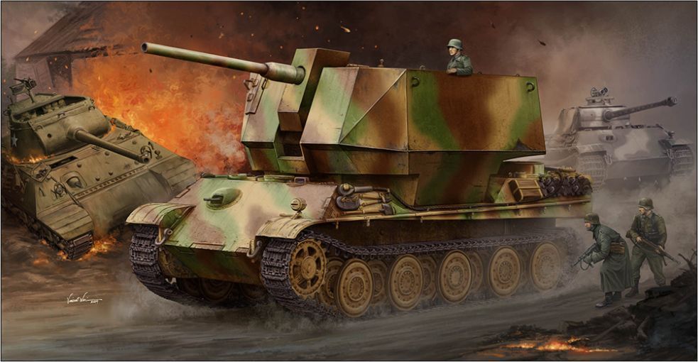 Available To Order – Flakpanther w/ 8.8cm FlaK36/37 1:35 (TRU 09531)