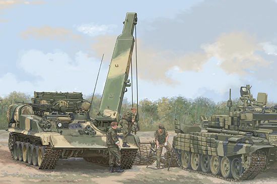 Available to Order – Russian BREM-1M Armoured Recovery Vehicle 1:35 (TRU 09554)