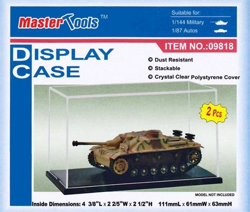 Available To Order – Display Case 111 x 61 x 63mm (qty 2) (TRU 09818)