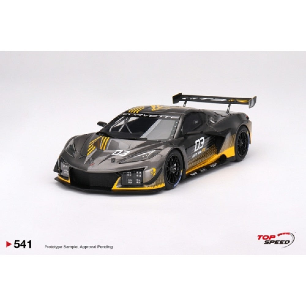 THIS ITEM IS AVAILABLE TO ORDER FROM OUR SUPPLIER - 1:18 TOP SPEED TS0541 CORVETTE Z06 GT3.R 2023 DAYTONA PRESENTATION