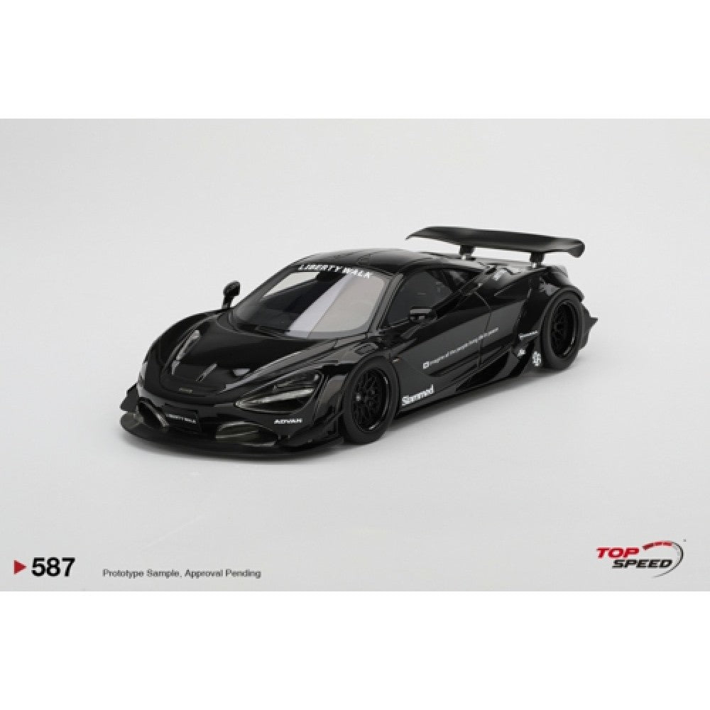 THIS ITEM IS AVAILABLE TO ORDER FROM OUR SUPPLIER - 1:18 TOP SPEED TS0587 MCLAREN 720S LB WORKS BLACK TAS 2024