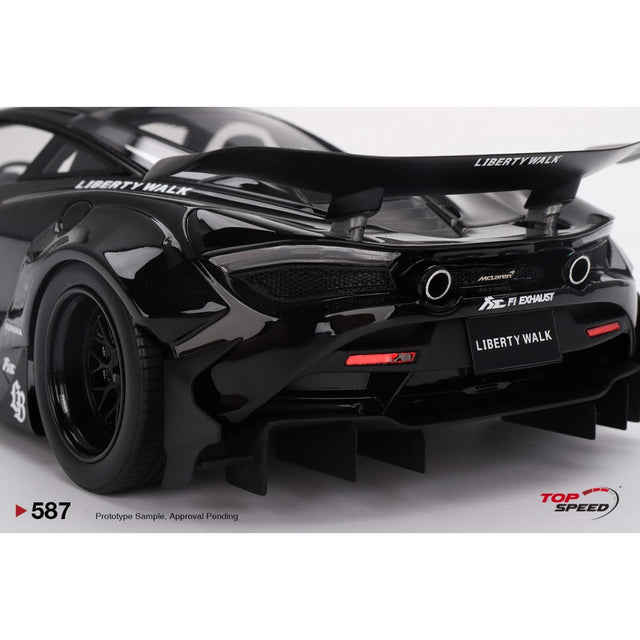 Available to Order – McLaren 720S LB Works Black TAS 2024 1:18 Top Speed Model Car (TS0587)