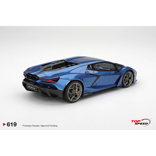 Pre-Order - 1:18 Top Speed Lamborghini Revuelto Blu Eleos TS0619 Stocks Due Aug / Sept