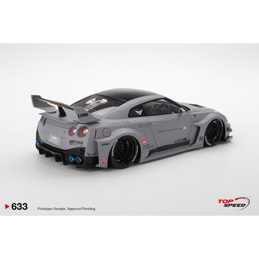 Pre-Order - 1:18 Top Speed Nissan LB-Silhouette Works GT 35GT-RR Ver.1 Matt Grey TS0633 Stocks Due Sept / Oct