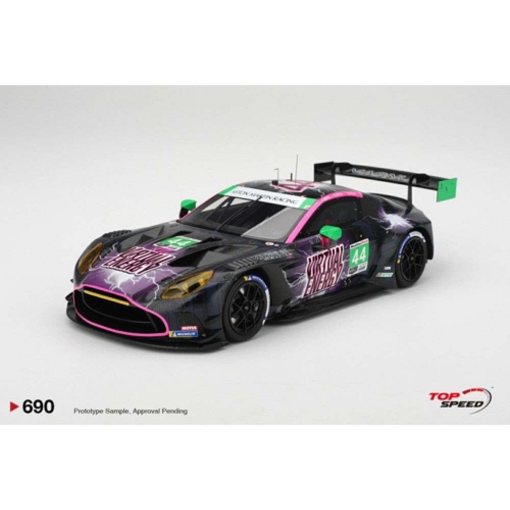 Pre-Order - 1:18 Top Speed Aston Martin Vantage GT3 Evo No.44 Magnus Racing 2025 IMSA Walkins Glen 6 Hrs TS0690 Stocks Due Aug / Sept