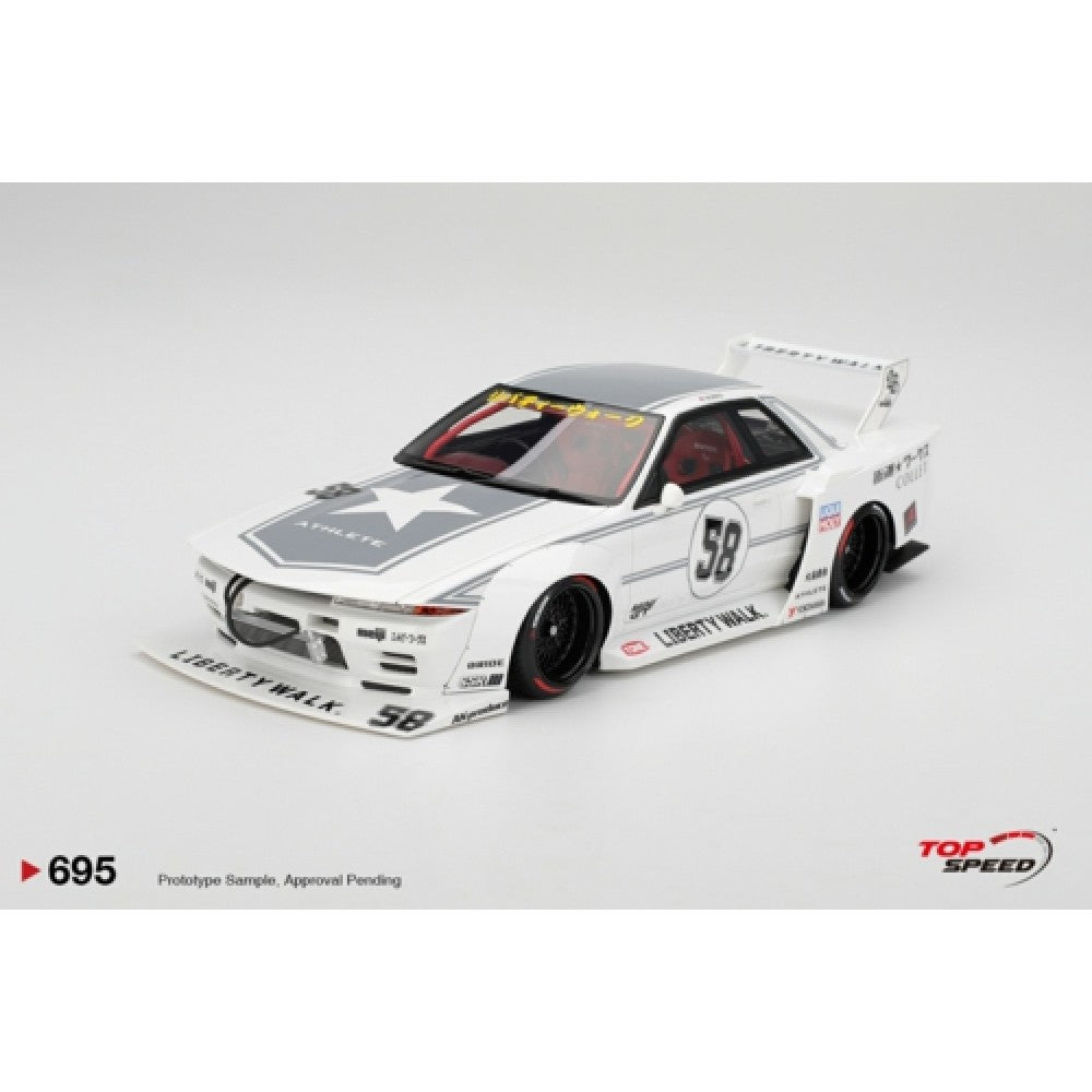 Pre-Order - 1:18 Top Speed LBWK Nissan GT-R32 Kaido Works TAS 2025 TS0695 Stocks Due Aug / Sept