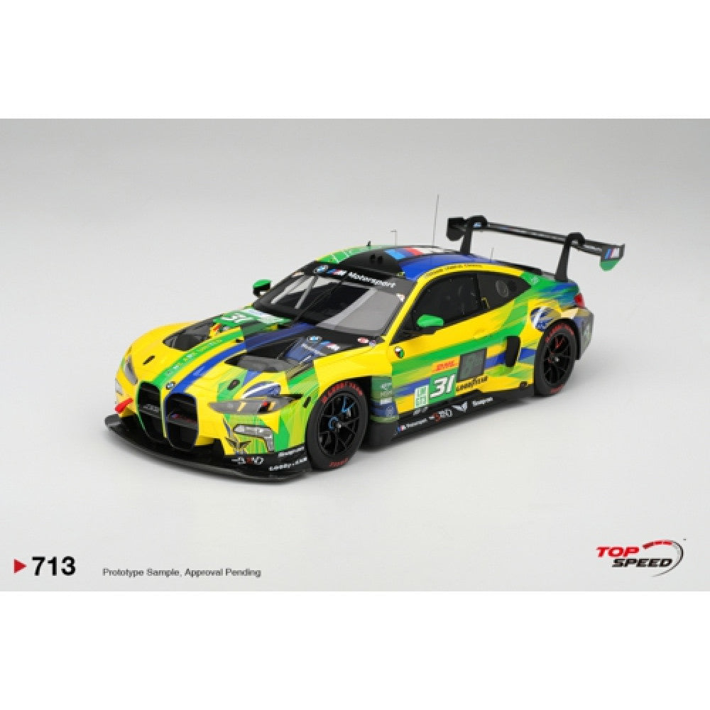 Available To Order – TS0713 - 1:18 BMW M4 GT3 EVO No.31 The Bend Team Wrt 2025 Wec Sao Paulo 6 Hrs Top Speed Model (TS0713)