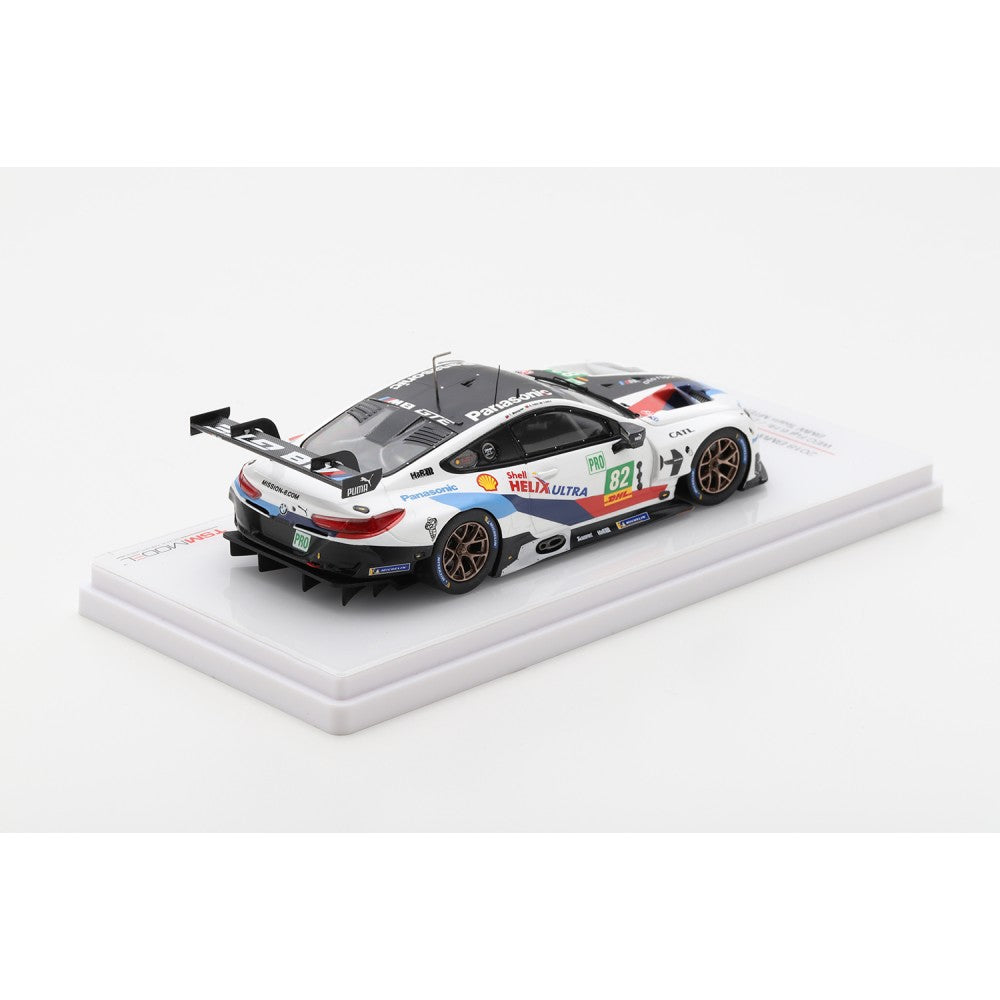 BMW M8 Lmgte No.82 2018 WEC Fuji 6 Hr. 2nd Place BMW Team Mtek Resin Model 1:43 TrueScale Miniatures Model Car (TSM430437)