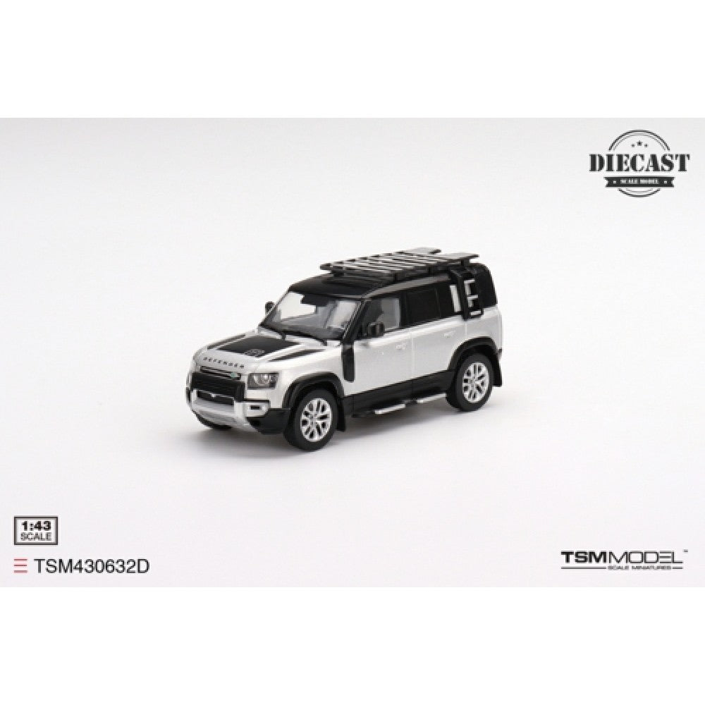 THIS ITEM IS AVAILABLE TO ORDER FROM OUR SUPPLIER - 1:43 TSM TSM430632D LAND ROVER DEFENDER 110 EXPLORER PRO INDUS SILVER (DIECAST)
