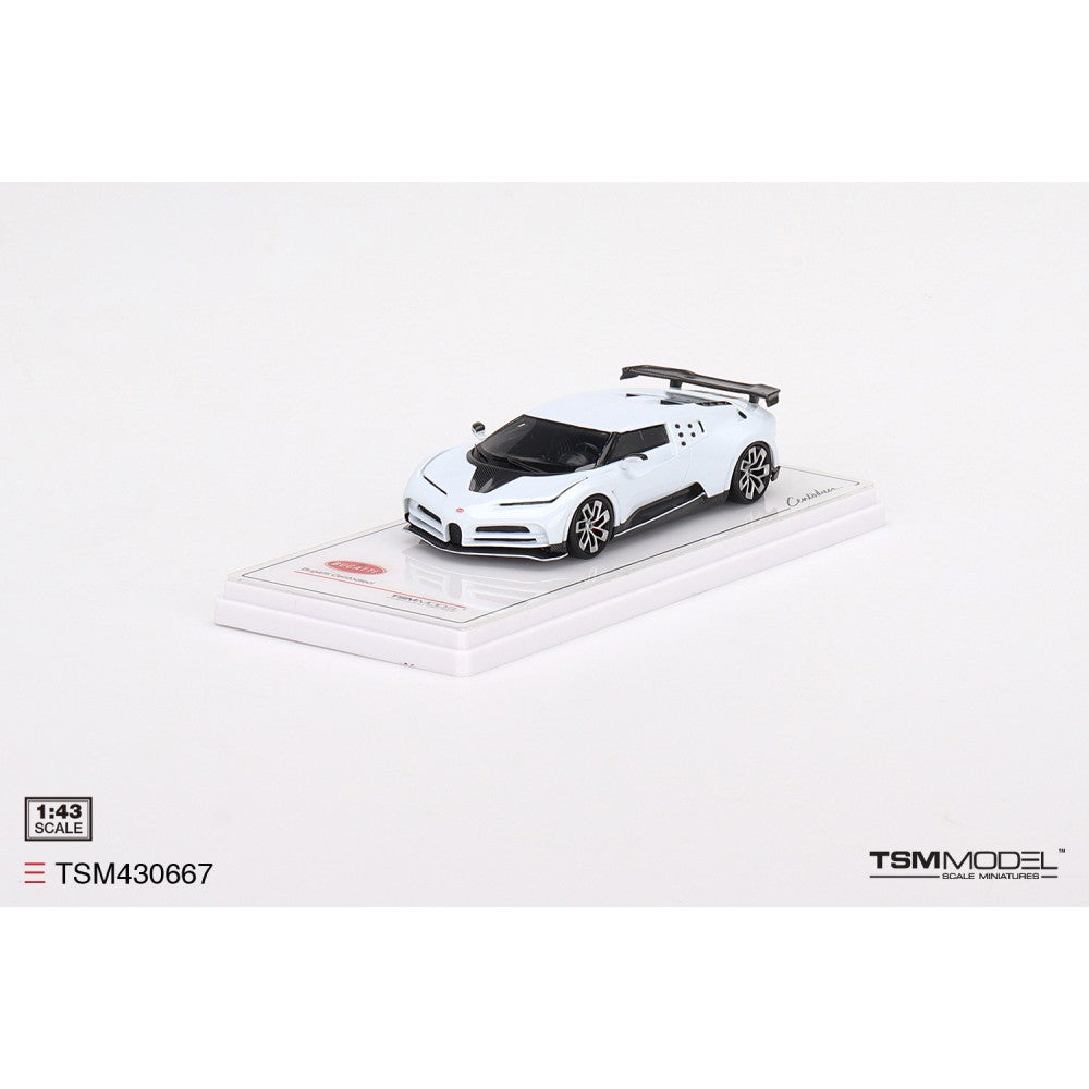 Available to Order – Bugatti Centodieci White 1:43 TrueScale Miniatures Model (TSM430667)