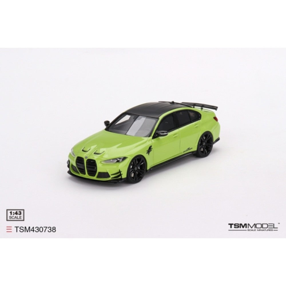 THIS ITEM IS AVAILABLE TO ORDER FROM OUR SUPPLIER - 1:43 TSM TSM430738 BMW AC SCHNITZER M3 COMPETITION (G80) SAO PAULO YELLOW