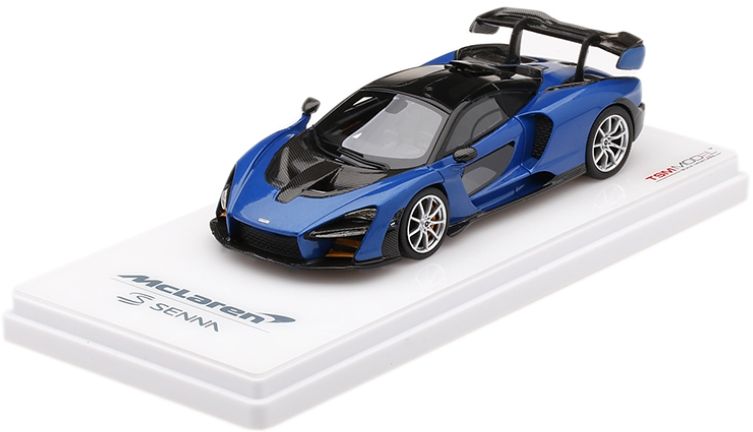 Available To Order – McLaren Senna Antares Blue 1:43 TrueScale Miniatures Model (TSM 430421)