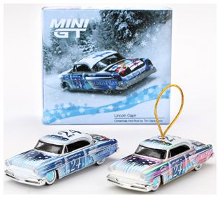 Available To Order – Lincoln Capri Christmas Hot Rod Tim Sadchikov 2024 9999pcs (LHD) w/Decoration 1:64 (TSM MGT00888-L)